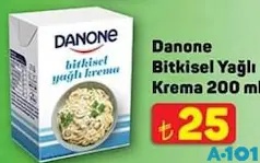DANONE BİTKİSEL YAĞLI KREMA 200 ML